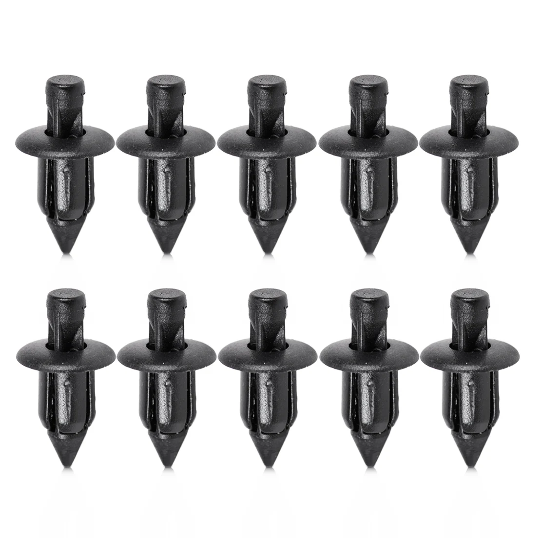 

CITALL 10Pcs Front & Rear Bumper Clip Retainer Fastener 66824-01G00 For Nissan Suzuki GSXR Hayabusa Bandit Yamaha YZF R1 R6