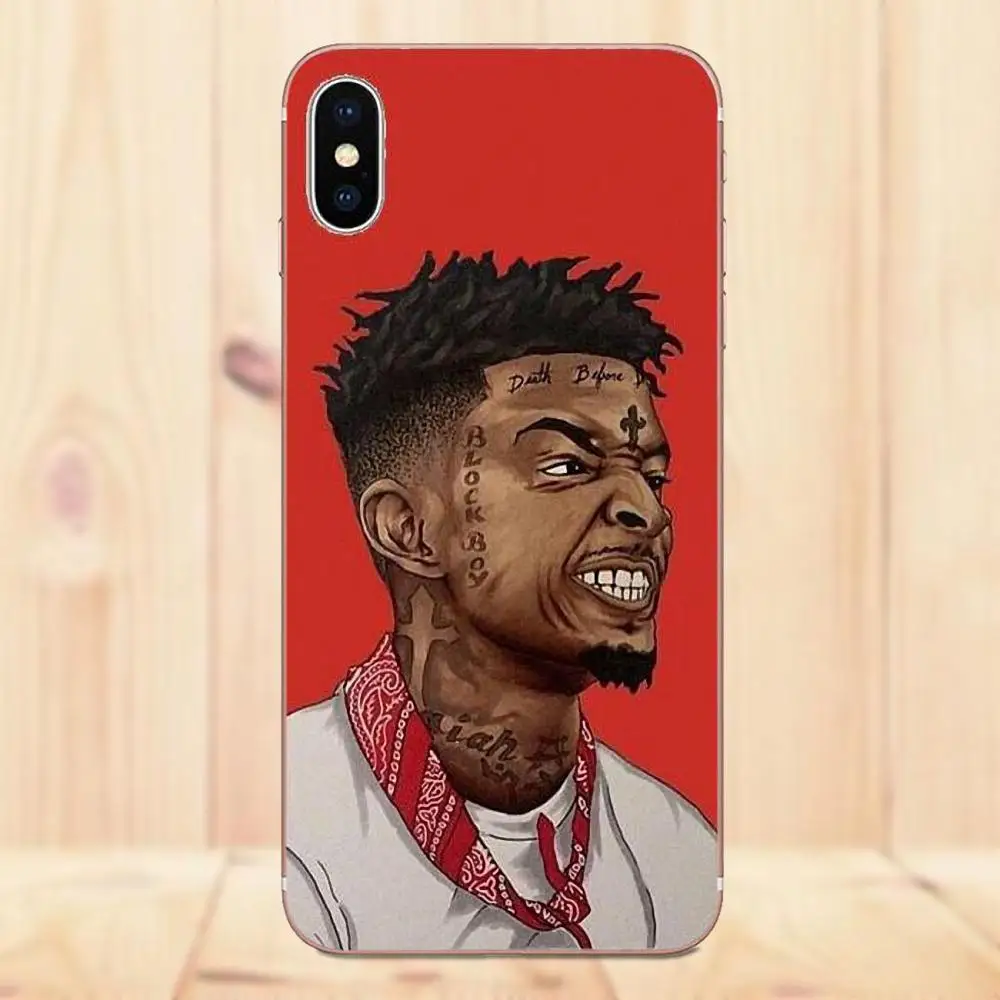 Maerknon окрашенный чехол для телефона 21 Savage хип хоп рэпер певец Issa LG G2 G3 mini spirit G4 G5 G6 K4