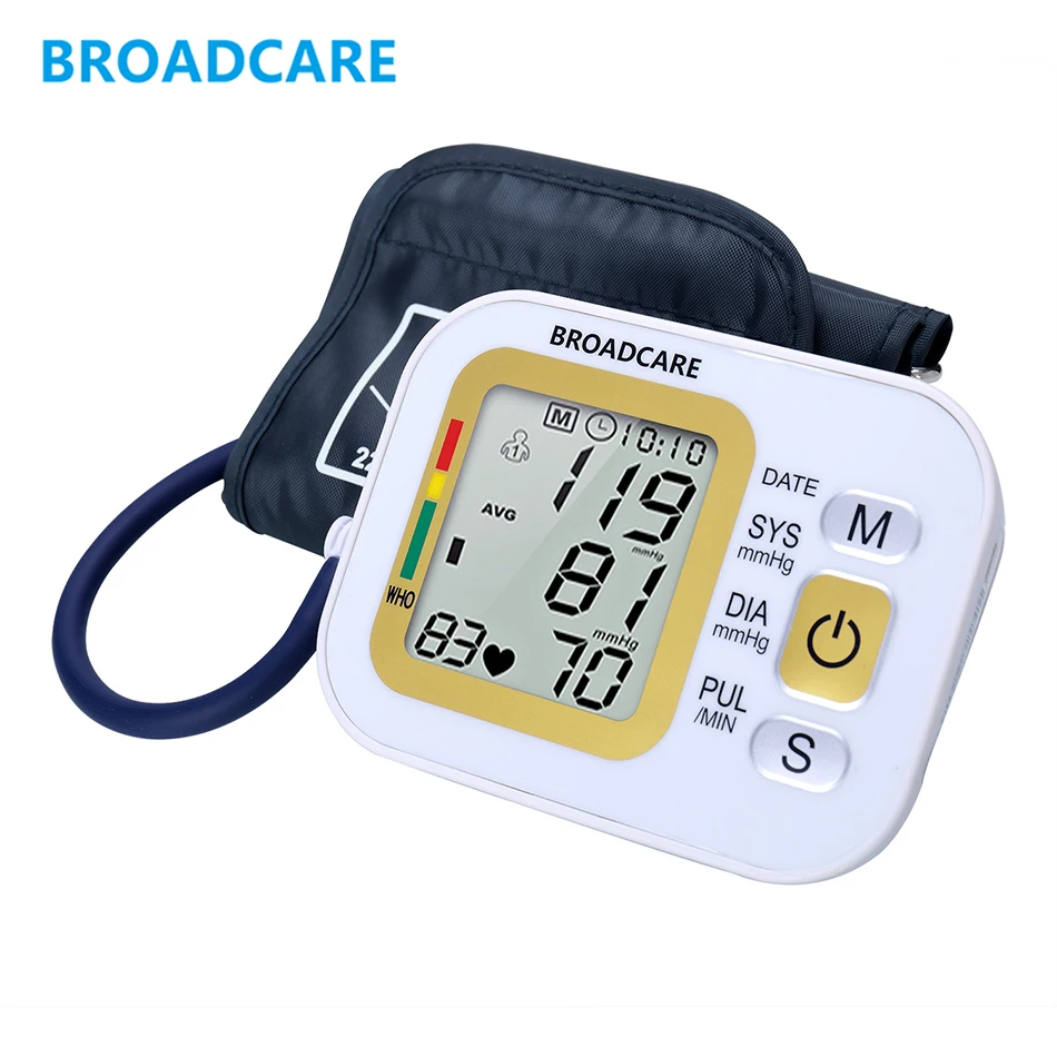 BROADCARE Digitale Superiore Del Braccio di Pressione Sanguigna Pulse