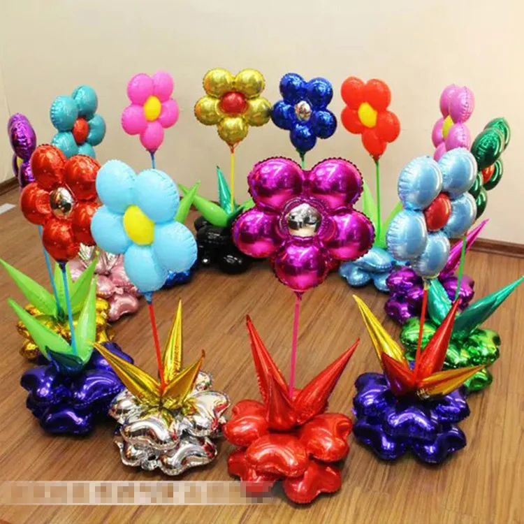 40 42cm colorful flower metallic colorful foil mylar helium Balloons