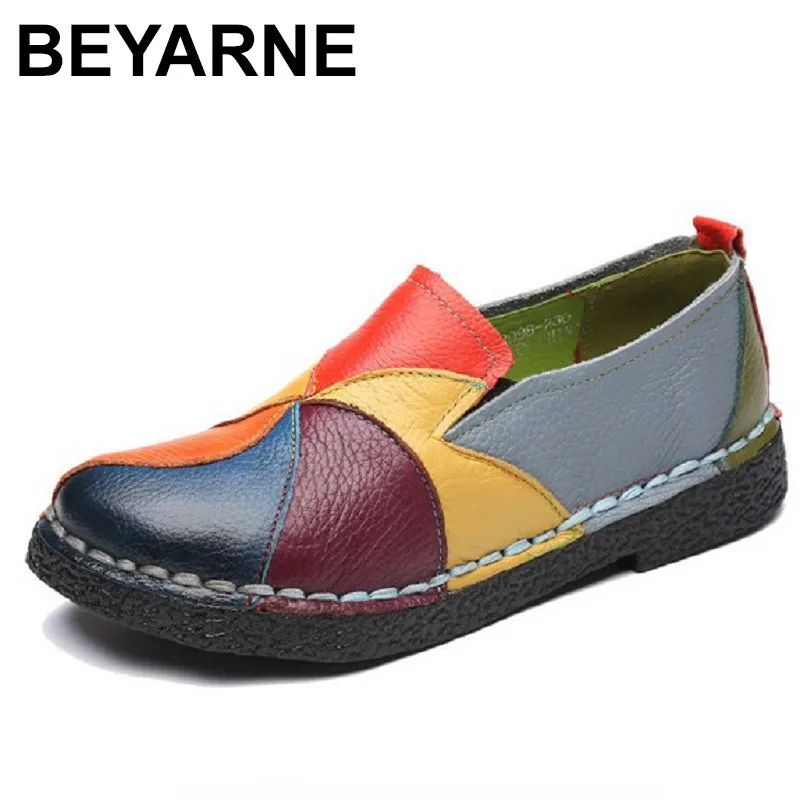 

BEYARNE Spring new mother soft bottom shoes middle - aged casual women