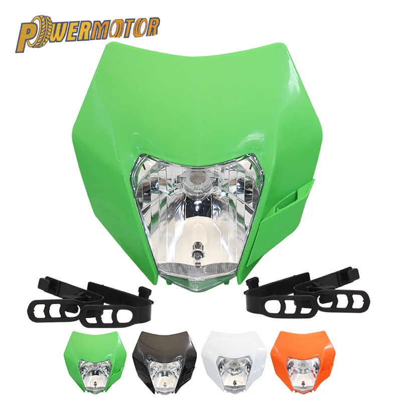 

Universal Motorcycle Headlights Fairing Bulbs Headlamp Frontlight For KTM EXC SX SXS EXCF XCW 125 150 250 300 Supermoto 12V 35W
