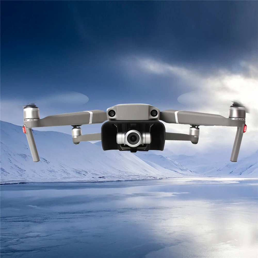 Солнцезащитная бленда с антибликовым покрытием для DJI Mavic 2 Pro Zoom Drone Gimbal Защитная черная крышка