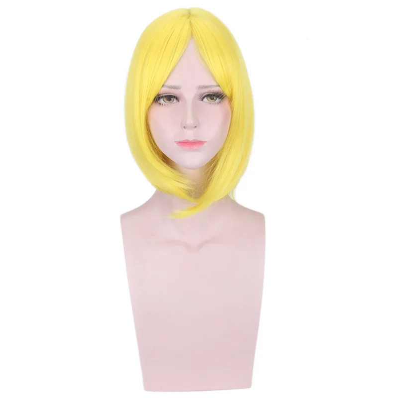Coshome Anime Land Of The Lustrous Phosphophyllite Wig Houseki No Kuni Cosplay Wigs Red Green Black Hair (4)