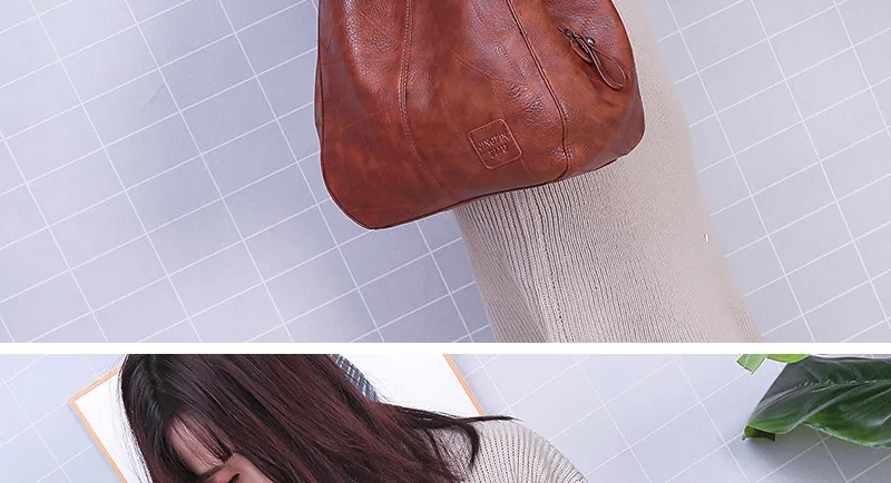 Vinatge Women Genuine Leather bag_11