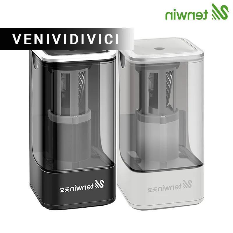 

On Sale TENWIN Electric Pencil Sharpener High Quality Automatic Electronic And One Hole Plug In Use Safety Kids 8006 WJ-XXWJ93-