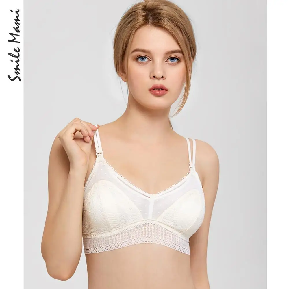 Goedkoop MOMANDA Kant Borstvoeding Moederschap Nursing Bras Voor Zwangere Vrouwen Licht Gewatteerde Draadloze Bralette Zwangerschap Ondergoed