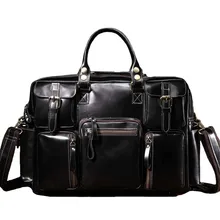 Мужской винтажный портфель из воловьей кожи, мужская деловая сумка, сумка через плечо известного бренда, сумки-мессенджеры, сумка для ноутбука