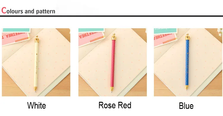 Новинка 2017 года Великолепная Корона шариковая ручка Корона Роскошные ювелирные изделия ручка школьные канцелярские принадлежности