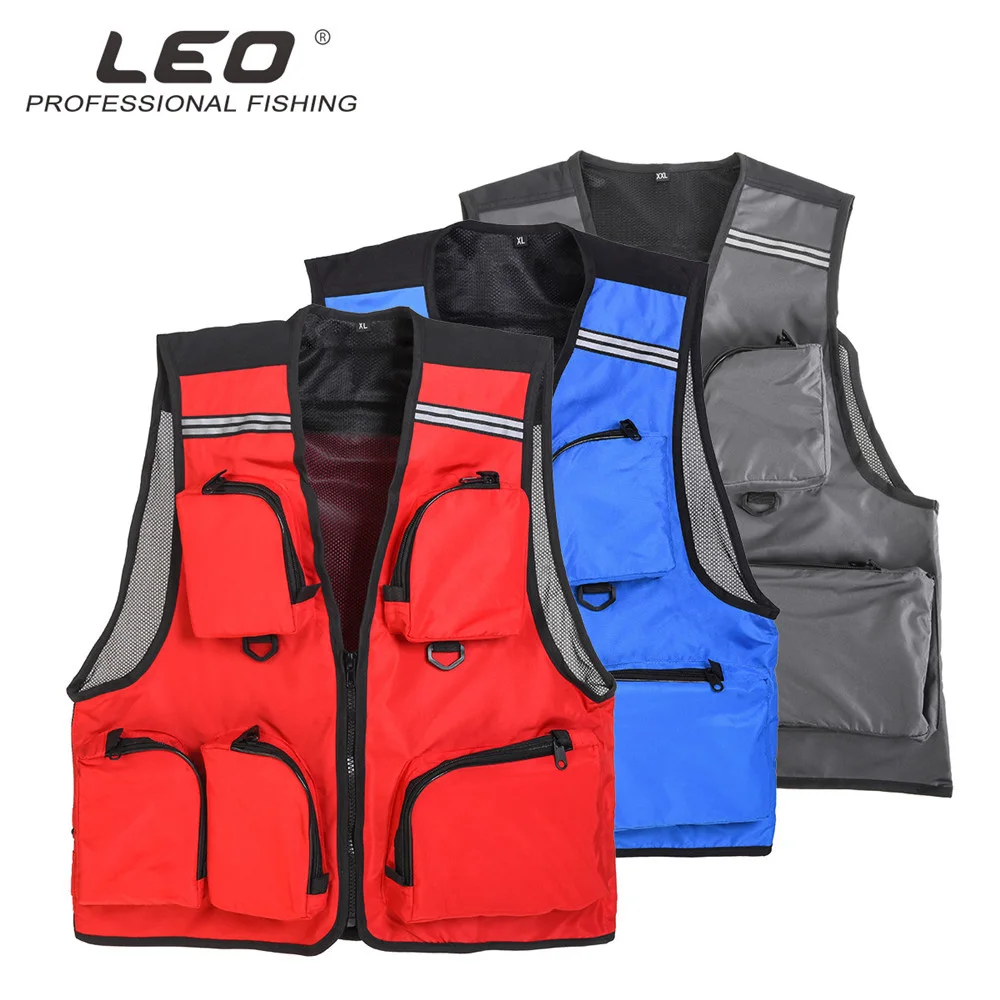 LeoFishingVestJacketLXLXXLSportMenPhotographyClothingMulti