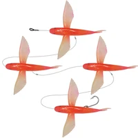 SET of 4 pcs Flying fish Marlin trolling lures 