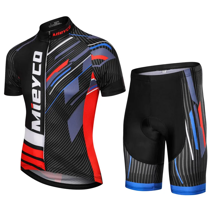Mieyco мужская летняя велосипедная Джерси дышащая одежда для горного велосипеда быстросохнущая гоночная MTB велосипедная одежда Униформа велосипедные наборы - Цвет: 10