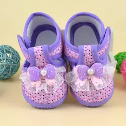 LONSANT первых шагов 2018 Детские сапожки с бантиком мягкой кроватки детская обувь для девочек модные симпатичные Dropshipping оптовая продажа