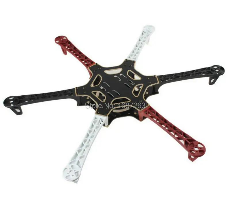 

F550 Hexa-Rotor Air Frame FlameWheel Kit 550 mm for KK MK MWC MultiCopter Hexacopter UFO Heli