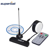 Superbat USB DVB-T& RTL-SDR Realtek RTL2832U& R820T DVB-T тюнер приемник Антенна MCX штекер разъем 75 ом вход 120 см кабель