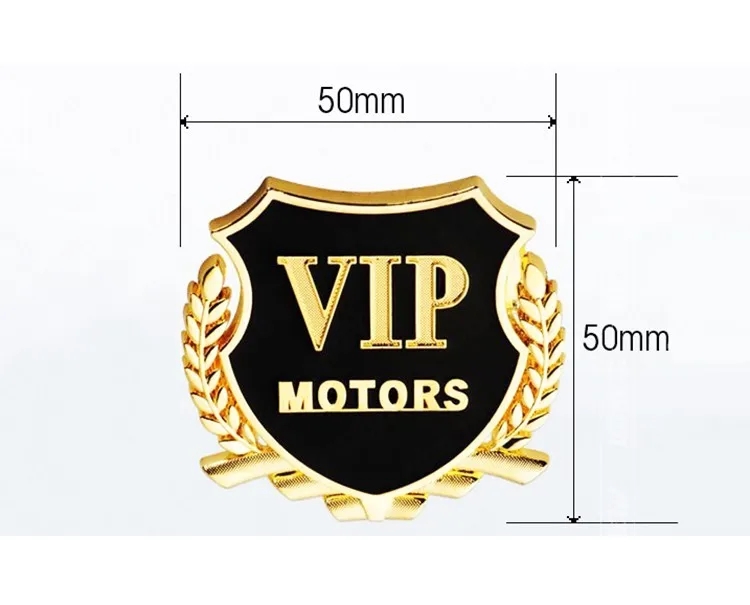 3D металлический VIP значок эмблема автомобильный мотор боковая Наклейка для Pontiac