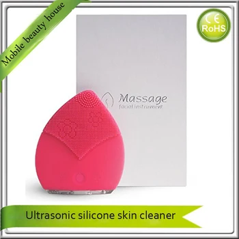 

Waterproof Rechargeable Sonic Vibration Electric Face Pores Cleanser Cleaner Facial Cleansing Washing Brush Massager Machine
