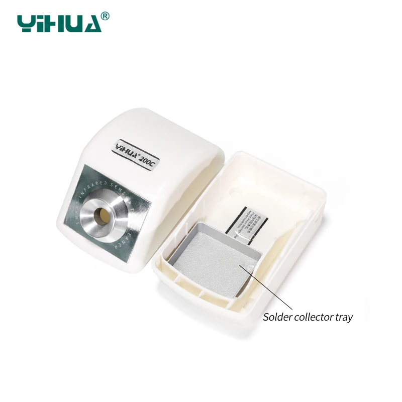 YIHUA 200C Soldering Iron tips Tool Cleaner Intelligent Infrared sensor Induction with a lightweight Cleaner Tool