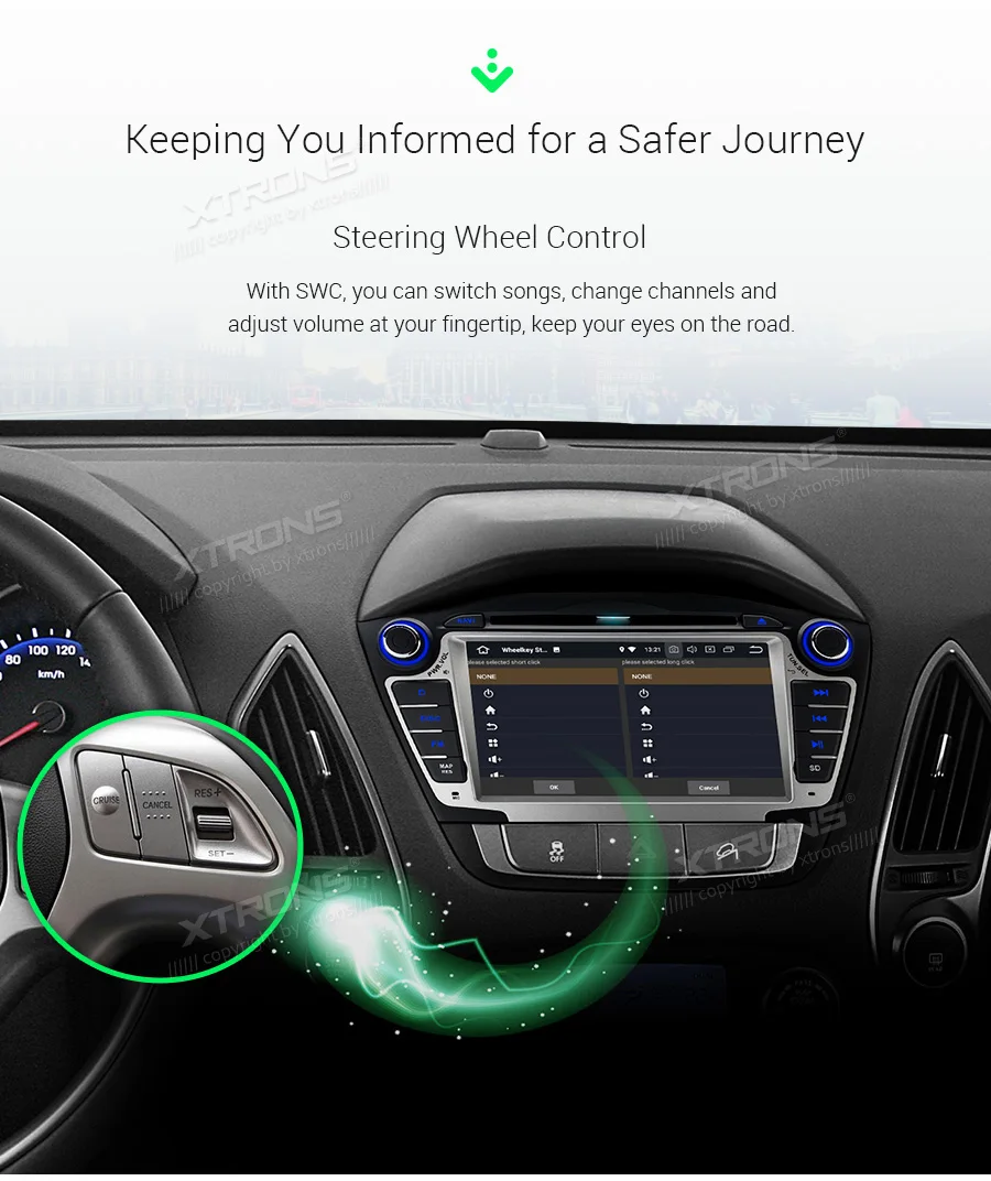 XTRONS 7 &quotандроид 9 0 двойной din для Hyundai IX35 Tucson поколения 2009 2015 навигации GPS