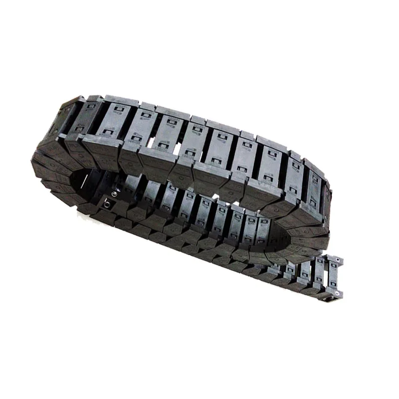 

JFLO S25x25 High-speed mute Open on both sides type engineering nylon towline tank chain cable protection chain Free shipping