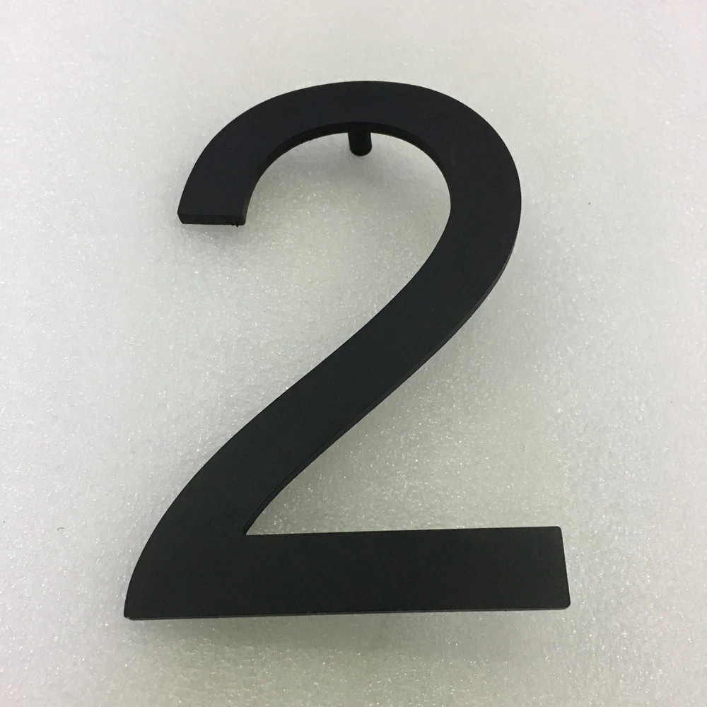 

Customized Art Modern DIY LOGO Wrought Iron Craft House Numbers Hotel Home Door Metal Digit Sticker Plate Signs Address Plaque