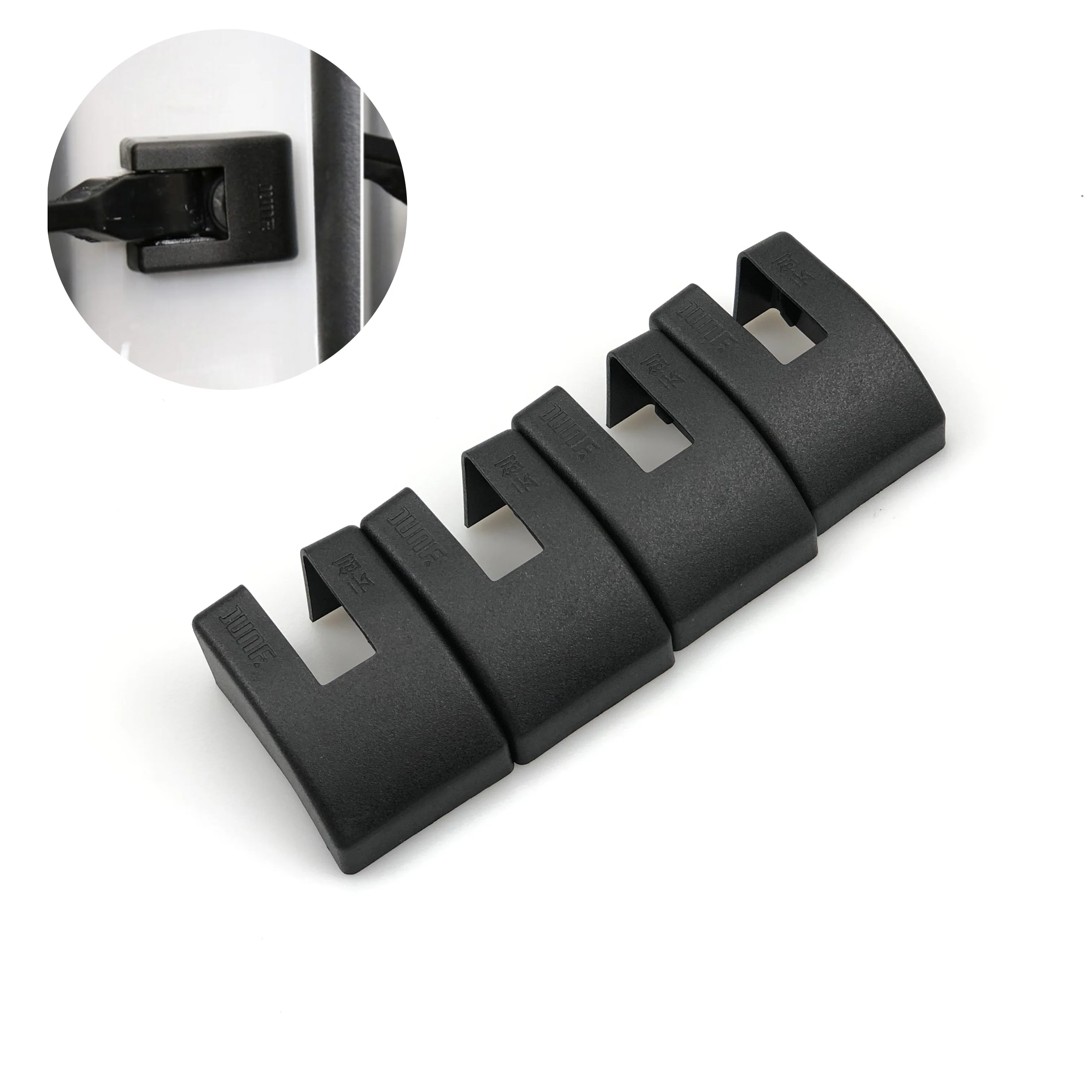 4pcs/set Car Door Lock Stopper Arm Protection ABS Cover For MINI Cooper