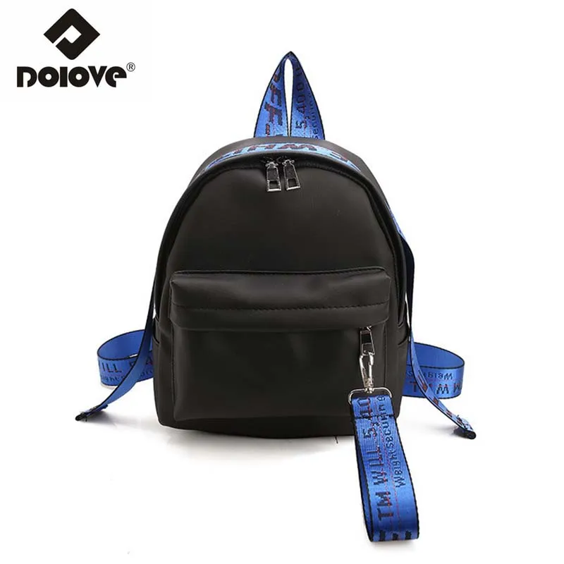 

DOLOVE Fashionable Women's Backpack Student School Bag with Backpack Single-shoulder Portable School Travel Bag