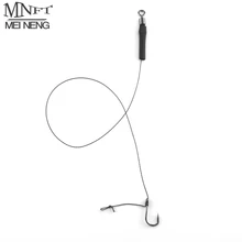 MNFT 6 компл./упак. Hand-Made-barb море, крючки, станок и изогнутым наконечником Американский Вертлюги 3#, крючки, станок и Размеры 6#, 8#, 10# прочность на отрыв 12LB/5,4 кг