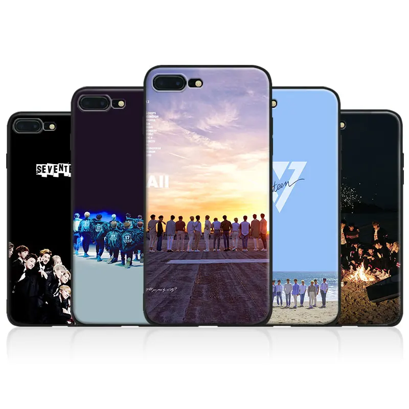 

Seventeen Kpop Coque tpu Soft Silicone Phone Case Cover Shell For Apple iPhone 5 5s Se 6 6s 7 8 Plus X XR XS MAX