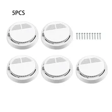 5 шт. пожарный сигнальный датчик дыма чувствительный тестер домашняя система безопасности Беспроводная семейная защита домашняя независимая сигнализация