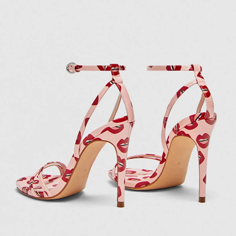 Женские босоножки на высоком каблуке вечерние соножки с ремешком щиколотке