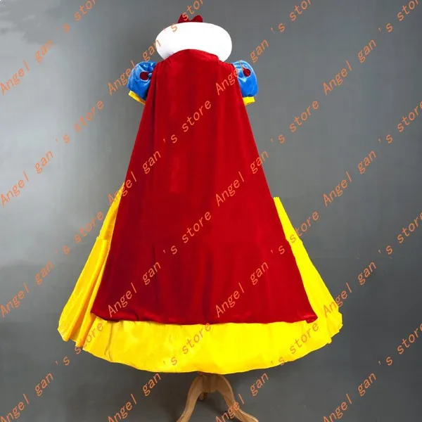 Новое поступление изготовленное на заказ Белоснежка платье принцессы косплей на Рождество Хэллоуин