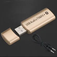 YIKIXI беспроводной Bluetooth 4,2 передатчик приемник+ 3,5 мм AUX USB аудио-Стерео адаптер привод бесплатно 2 в 1 для ПК компьютер ТВ