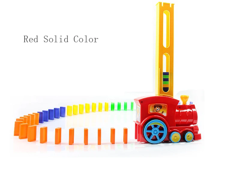 Поезд электрический домино автомобиль модель автомобиля Волшебный автоматический набор красочные пластиковые игрушки домино Подарочная игра детский подарок на день рождения