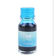 10 мл/бутылка цветные чернила, чернила для рисования, Dip Ручка чернила, не углеродистая авторучка чернила - Цвет: turquoise