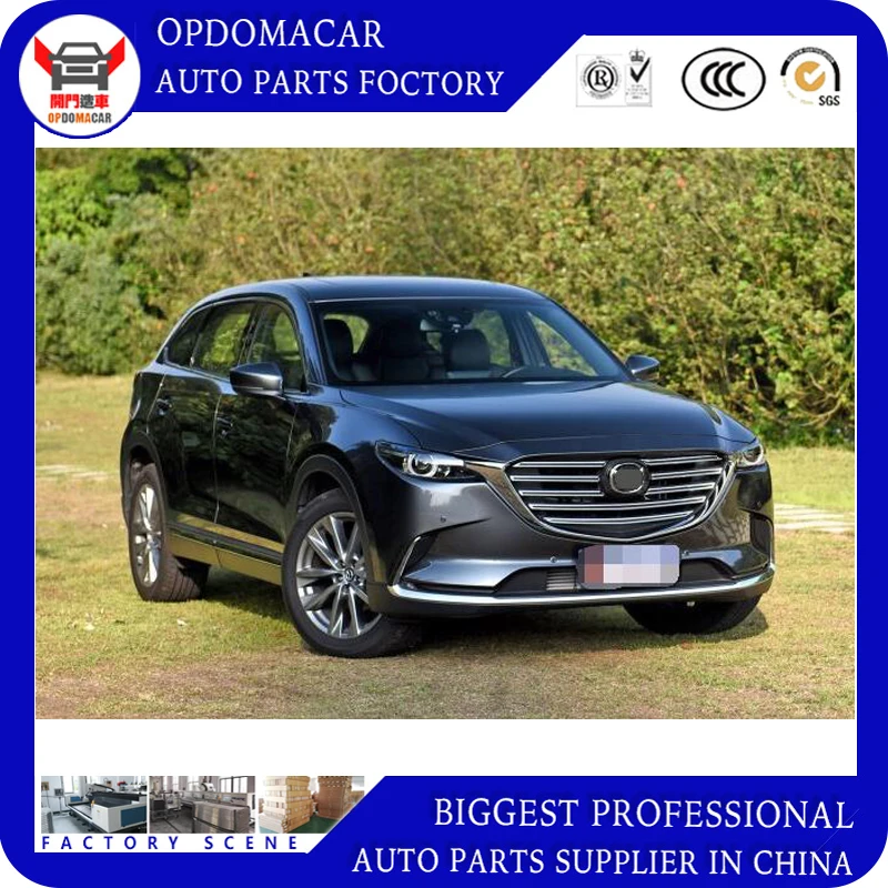 Aluminium alloy screw install side rail bar roof rack for Mazda CX 9