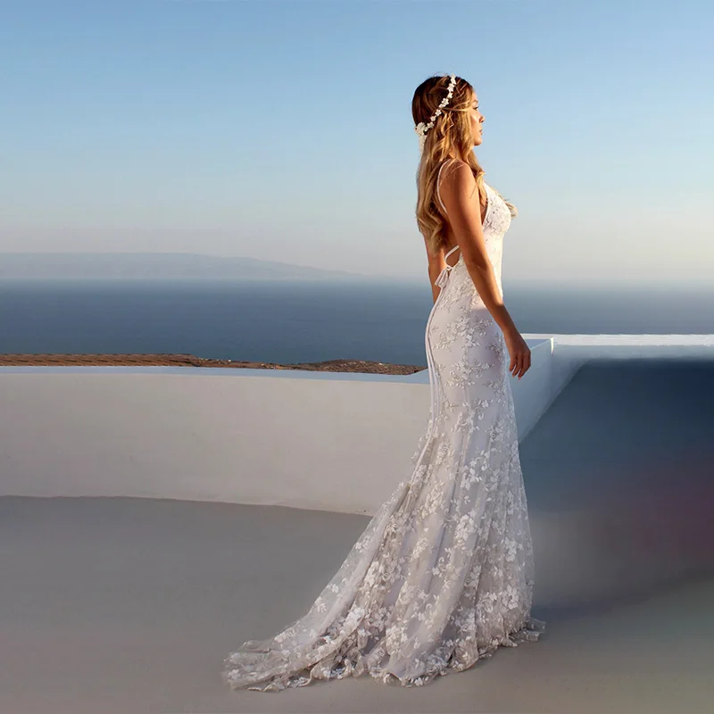 Summer-White-lace-long-dress-Bohemian-Low-Back-Backless-Open-Back-Dress-Mermaid-Dresses-Female-vestidos (2)