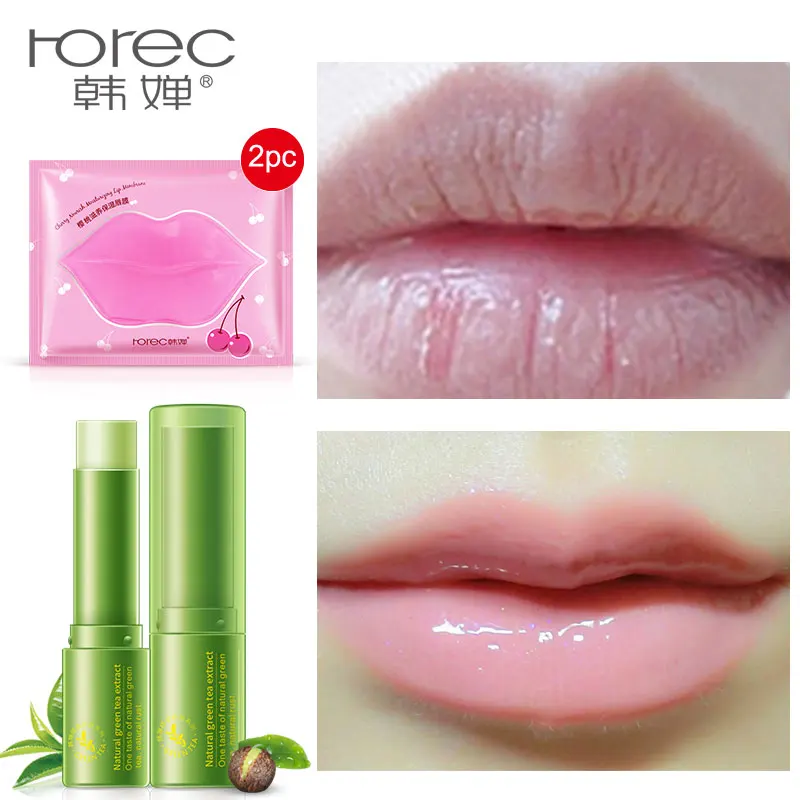 HOREC 3PCS Collagen Crystal Collagen Lip Film Moisturizing Exfoliating & Lips Balm Beauty Essentials Lip Care