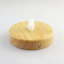 Цоколь лампы лаконичный современный стиль Потолочная пластина деревянный Потолочный держатель E27 лампа фитинг люстра база DIY аксессуары для освещения