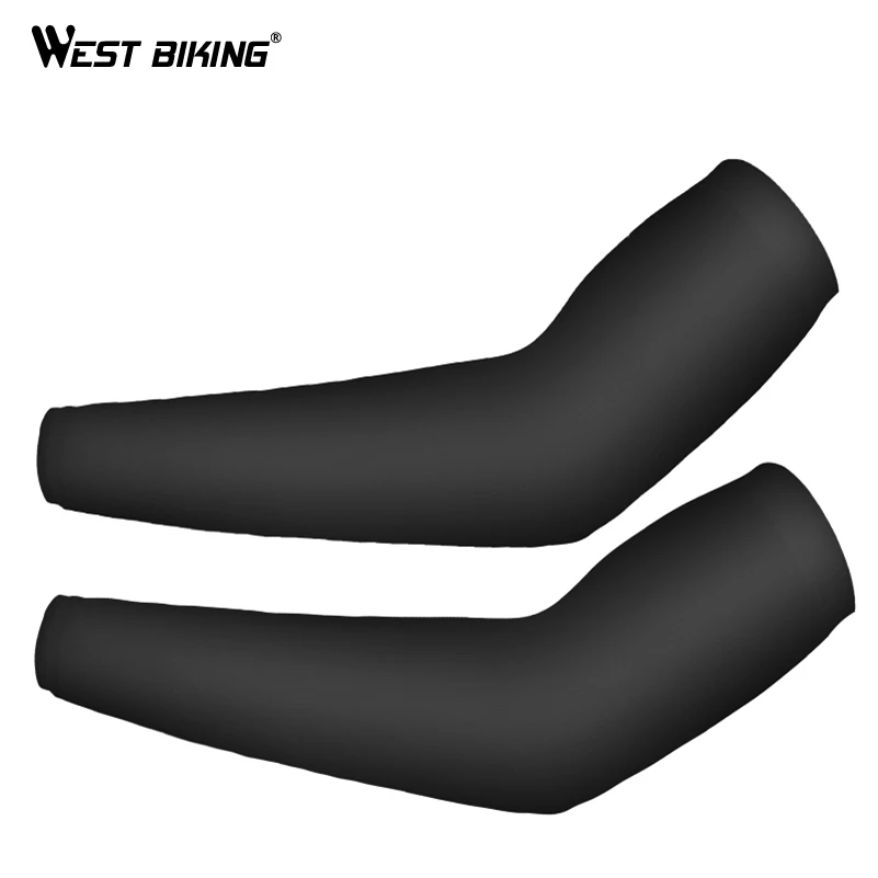 

WEST BIKING Nylon Outdoor Cycling Arm Sleeves Black White Summer Basketball Arm Sleeves For Men Women Protection Sleeves