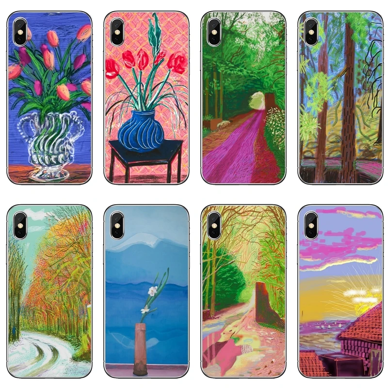 

David Hockney painting For Samsung Galaxy J8 J6 J5 J4 J3 J2 Plus Prime pro 2016 2017 2018 case Soft phone cover cases
