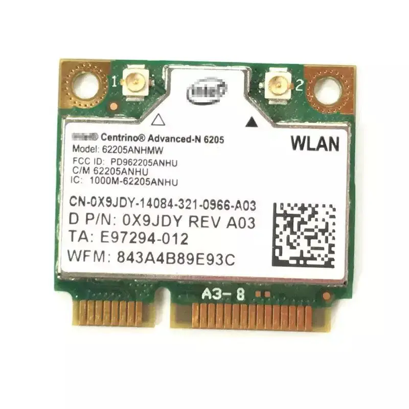 Intel беспроводной-N 6205 62205 ANHMW 300 Мбит/с мини PCI-E 2,4G + 5G wifi беспроводная сетевая карта hp EliteBook 8470 p 8770 W SPS 695915-001