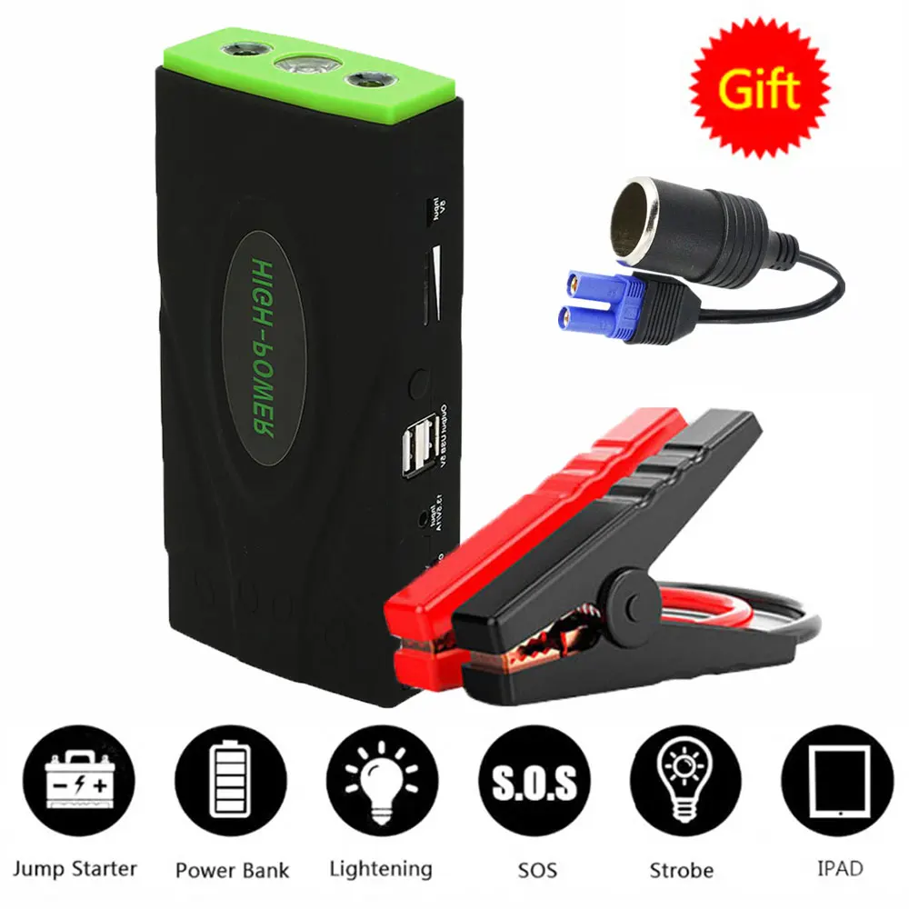 

Mini Emergency Car Jump Starter High Power Charger Portable Vehicle Battery Booster High Capacity Power Bank 12V Starting Device