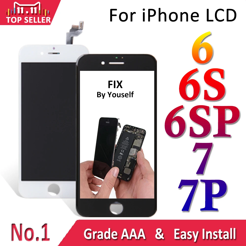 

Grade AAA Screen for iPhone 7G 6S 6SP Plus LCD Screen Digitizer Replacement Repair Display for iPhone 5S 6S 7 Ecran Pantalla