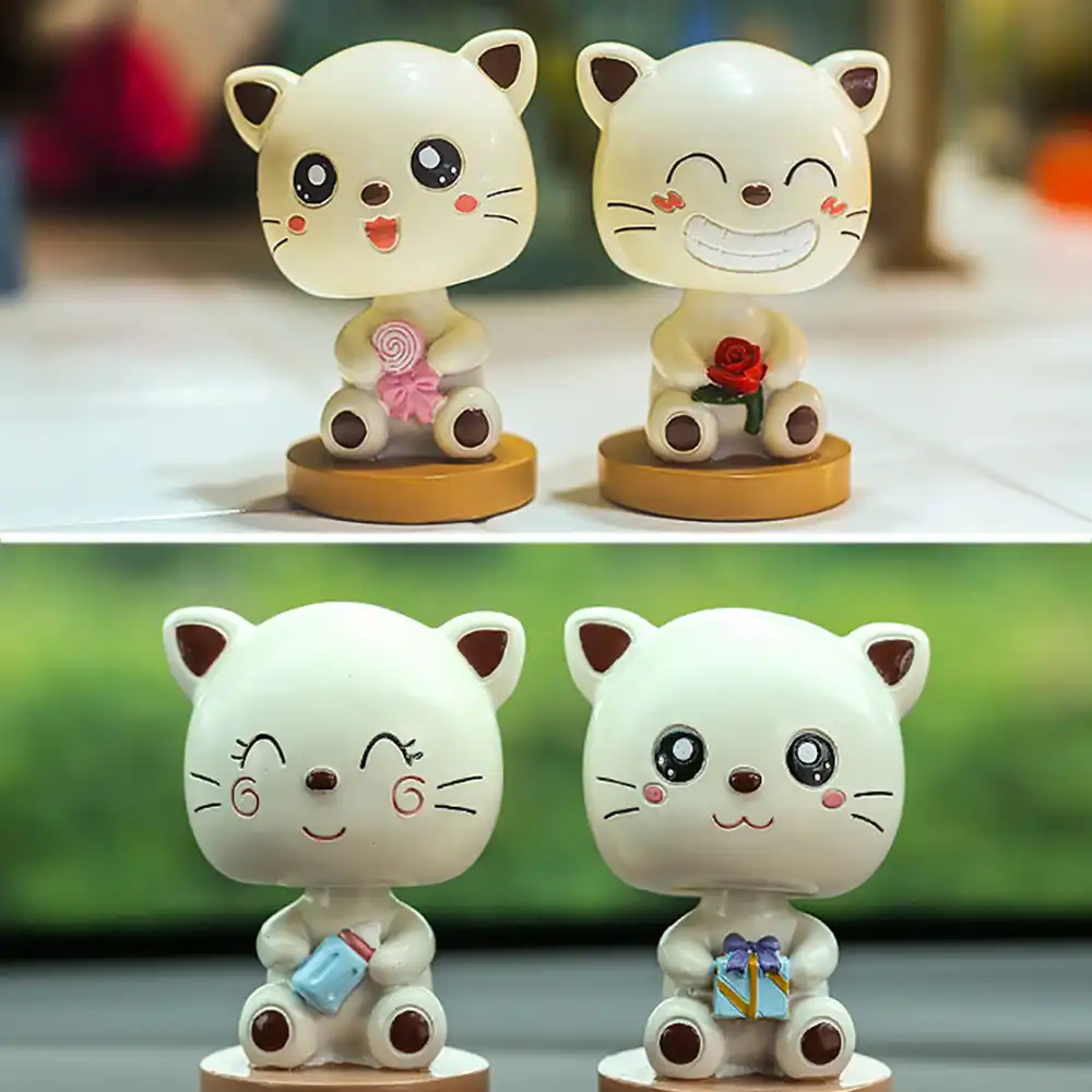 車の装飾品樹脂かわいい猫首振り自動インテリア猫のおもちゃ人形ダッシュボード飾りクリエイティブギフトアクセサリー 装飾品 Aliexpress