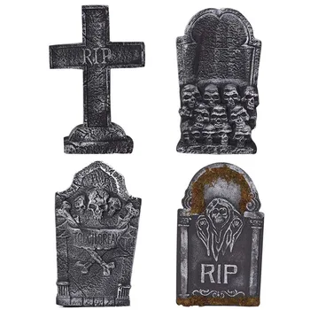 

Halloween Ghost Festival Decoration Tombstone Ghost Accessories Scary Horror Decoration Simulation Tombstone Layout Props Scen