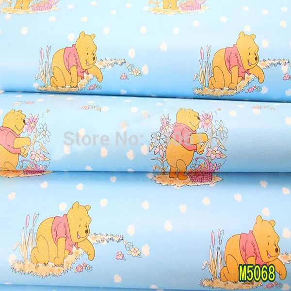 Penebalan winnie pooh wallpaper  untuk dinding kamar  decor 