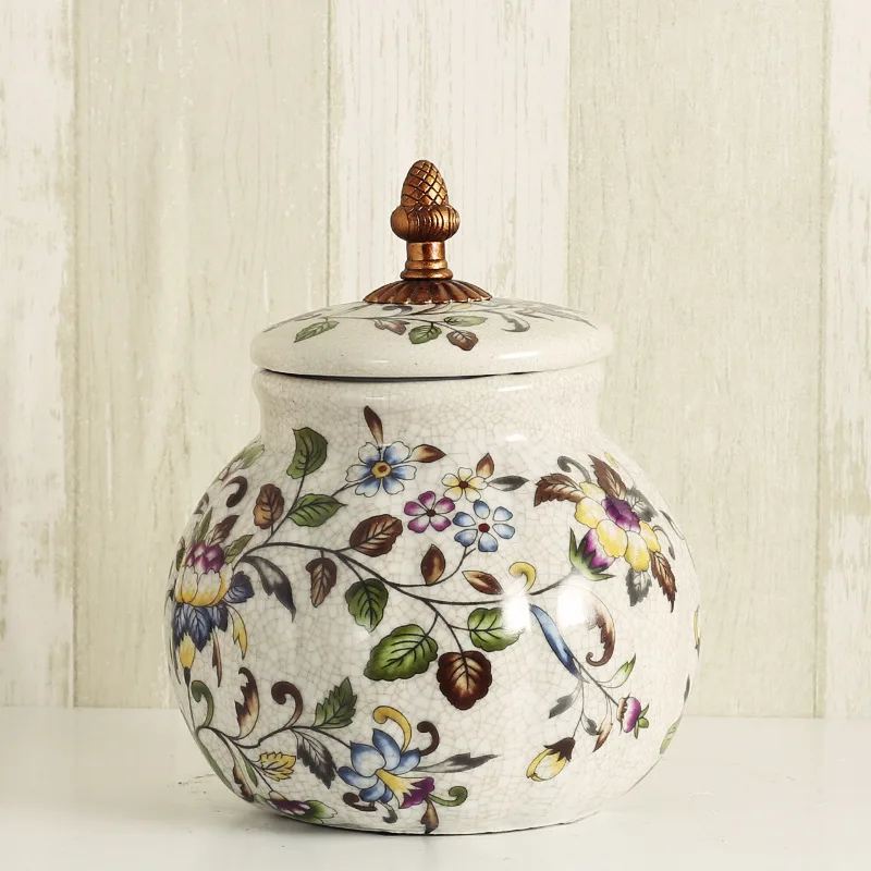

wedding decoration European Creative Decorative Candy Cans Ceramic Wares Tea Cans European Ceramic Tanks Nostalgia Home Gifts
