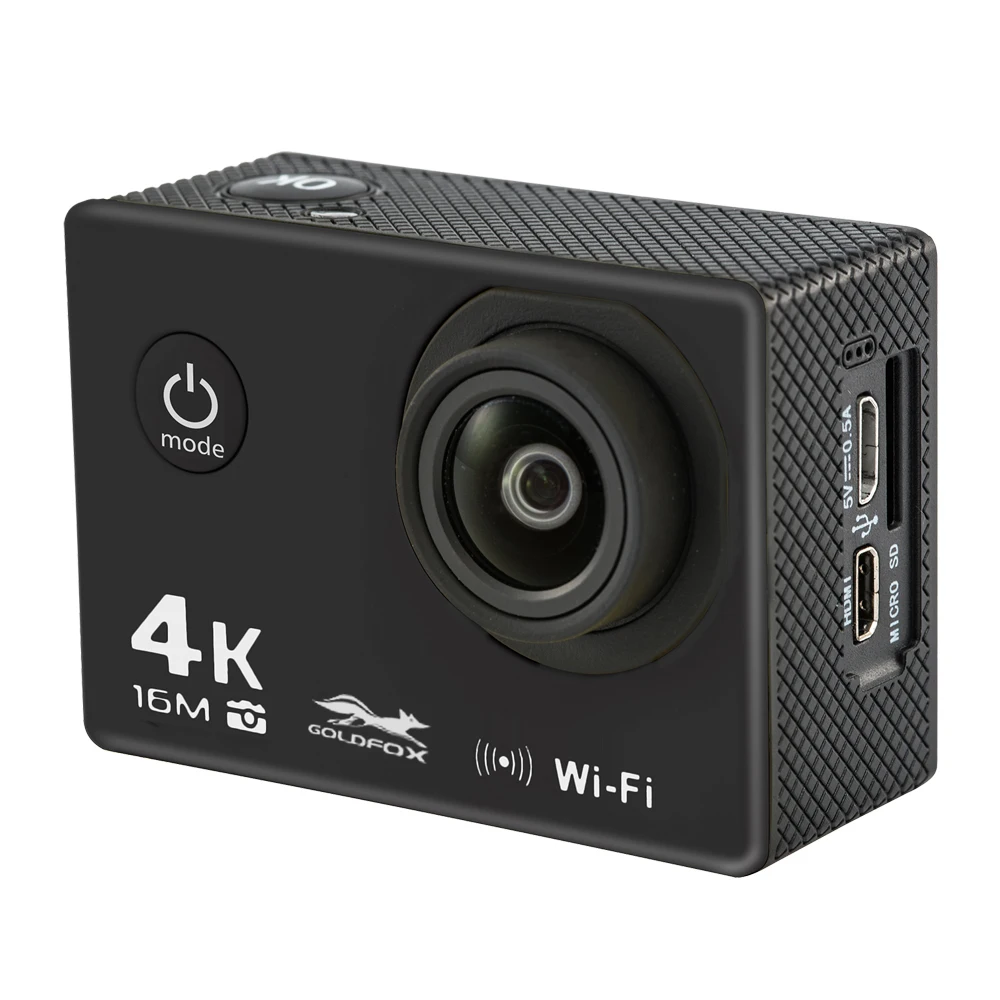 Экшн-камера 4K Ultra HD wifi 16MP Спортивная камера 1080 P/30fps 170 объектив Дайвинг Подводный Водонепроницаемый 30 м DV шлем видео камера
