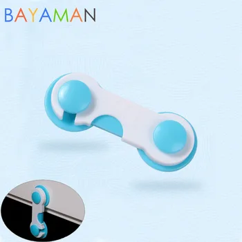 

2pcs Baby Safety Lock Children Security Protection Plastic Cabinet Locks for Refrigerators Drawer Window Toddler Wardrobe Lock
